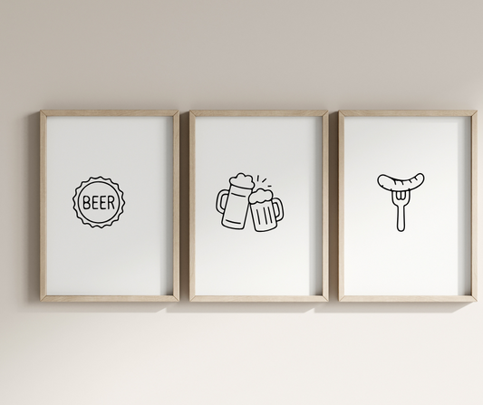 brewery clipart set with beer mugs barrels bottles and pub signs