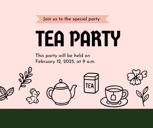 cute tea clipart set for cricut crafts and printable decor
