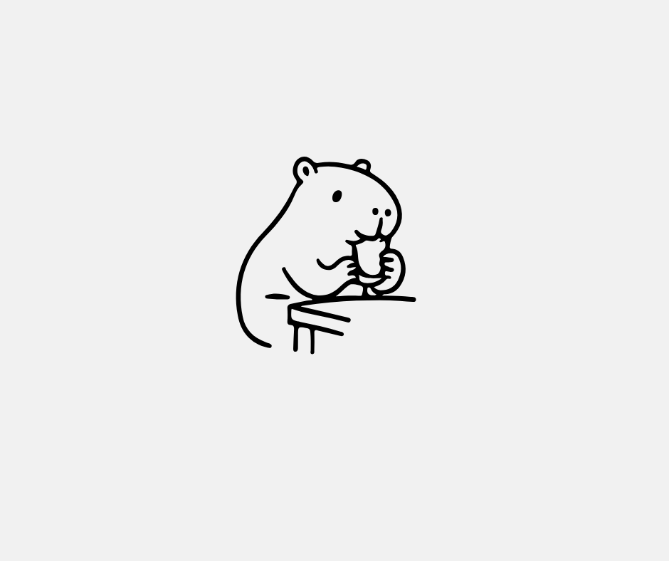 minimalist capybara svg files with relaxing and funny capybara poses