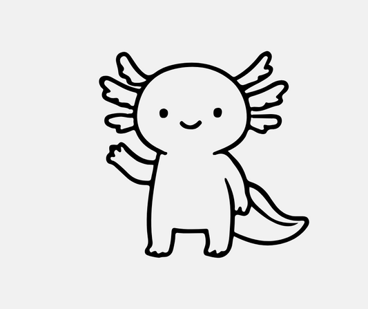 Cute Axolotl SVG Bundle