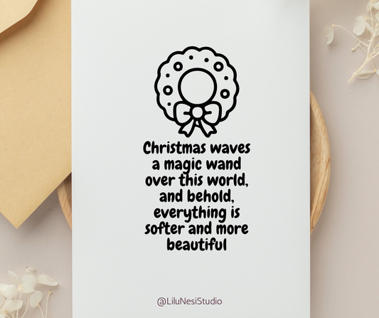 festive christmas clipart set for cricut crafts and stickers