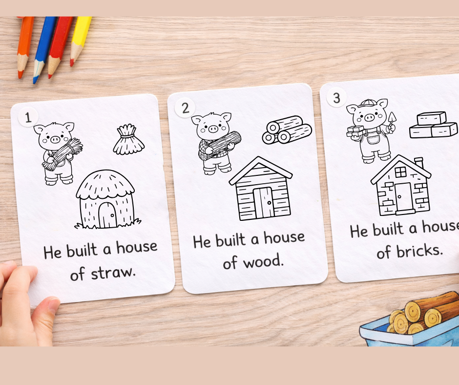 simple pig characters svg set for coloring and diy projects