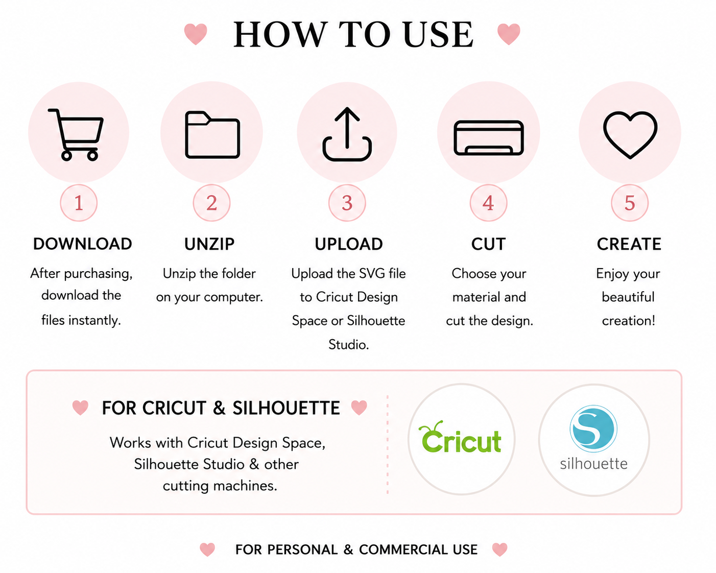 Free Coquette Bow SVG Set