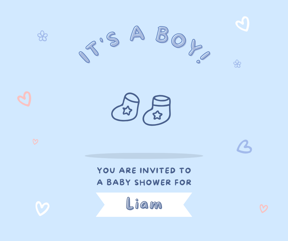 black and white baby party doodles for printable games and decor