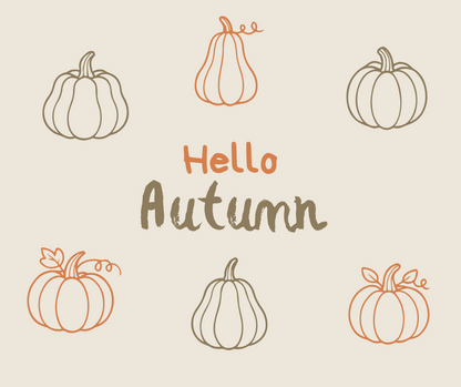 fall pumpkin clipart for Cricut crafts and autumn decor