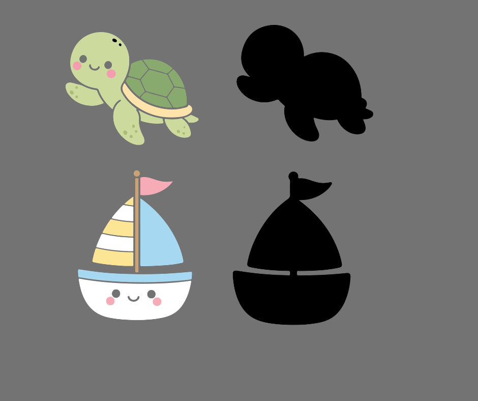 Cute beach-themed PNG clipart collection with pastel ocean elements and adorable characters.