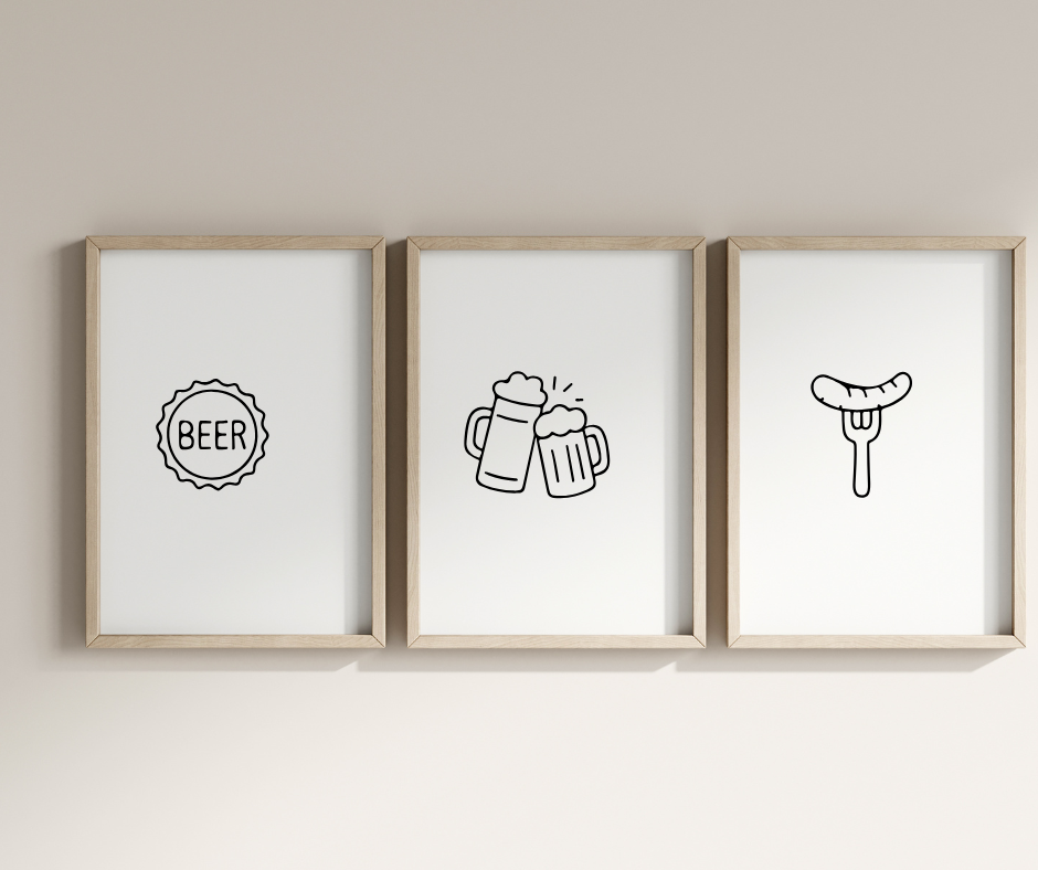 brewery clipart set with beer mugs barrels bottles and pub signs