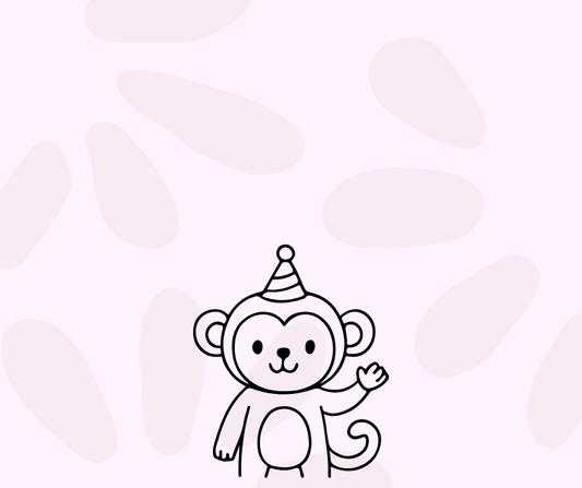 birthday animal clipart set for cricut crafts and kids party projects

