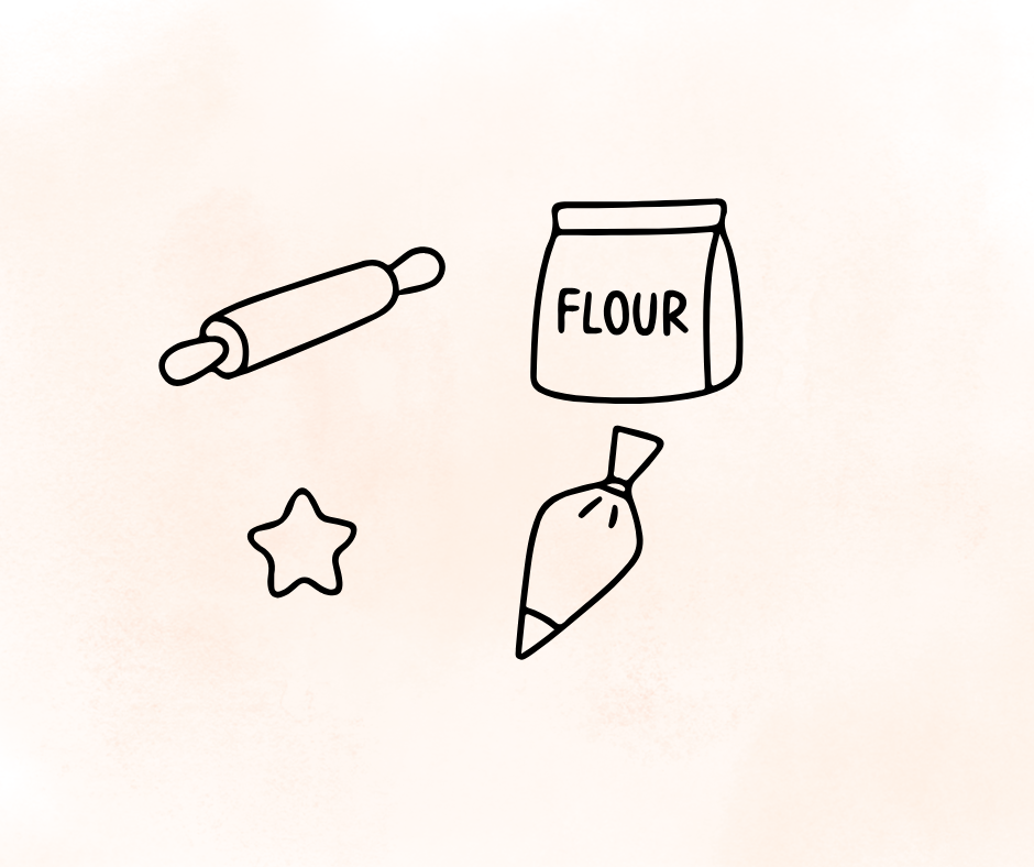 minimalist bakery svg files with donuts bread and dessert doodles