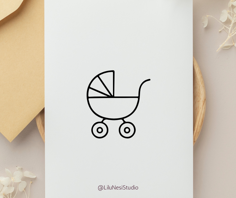 baby shower clipart set for cricut crafts and printable decorations
