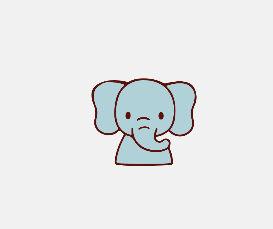 minimalist colored animal svg files for cricut projects and stickers