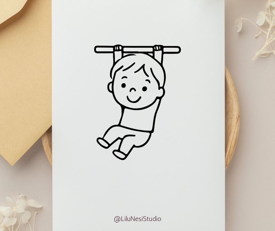 children clipart set for classroom crafts and educational printables