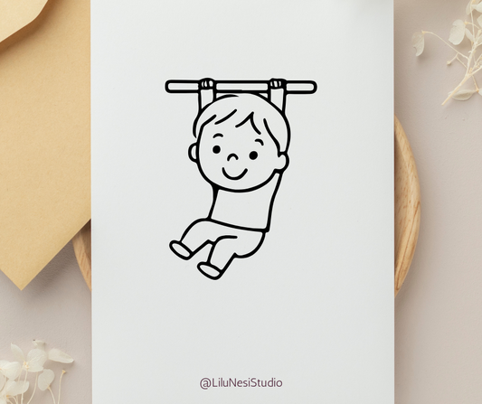 children clipart set for classroom crafts and educational printables