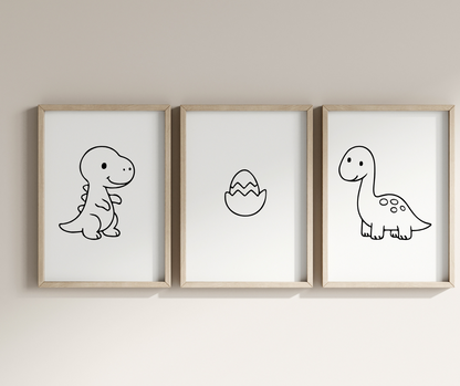 cute dino svg files with friendly jurassic illustrations
