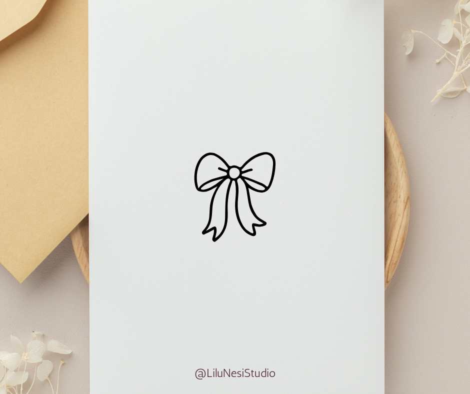 cute ribbon bow clipart set for cricut crafts and stickers