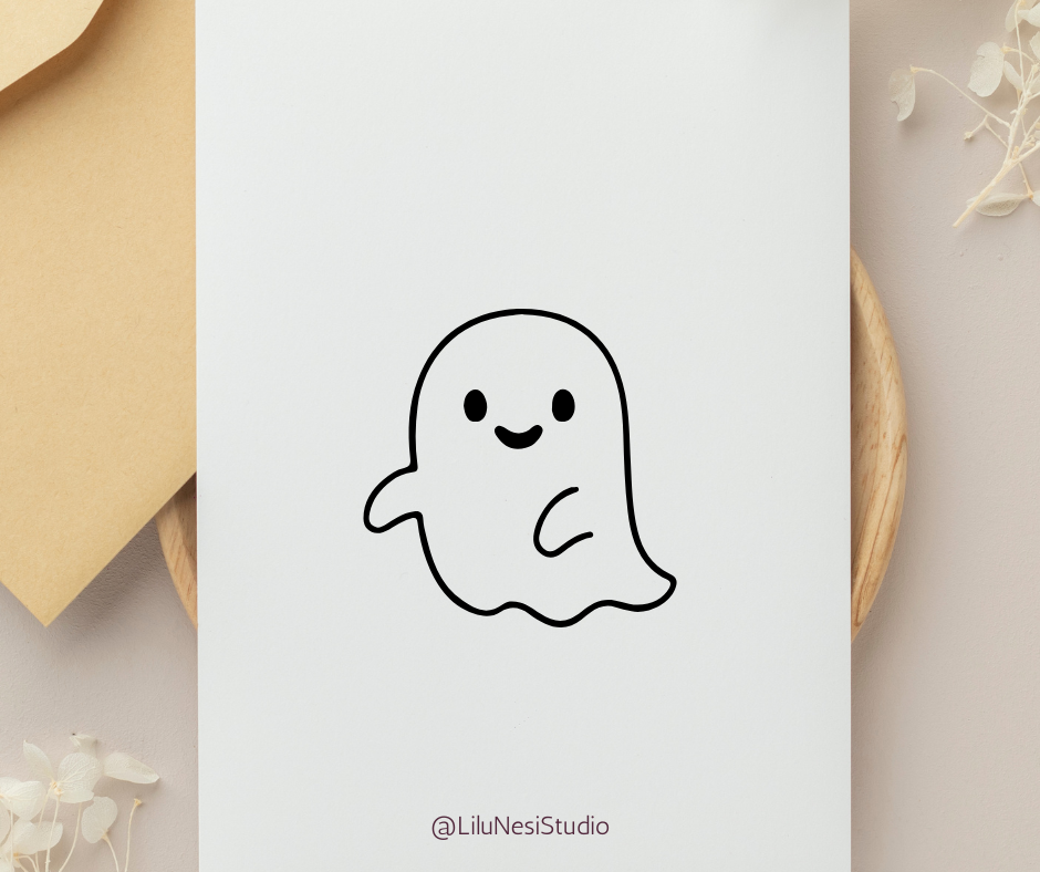 minimalist halloween clipart set for cricut crafts and stickers
