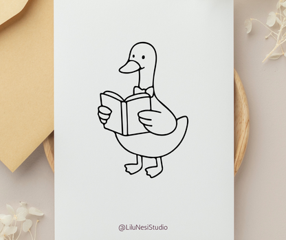 Cute farm goose SVG bundle for stickers, nursery decor, apparel, and DIY projects.