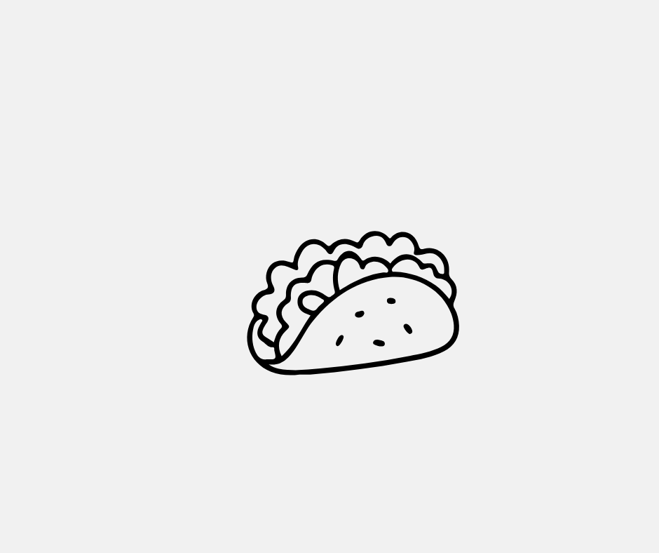 minimalist food svg files with playful snack doodles
