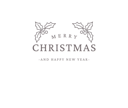 minimalist christmas flourish illustrations for printable decor