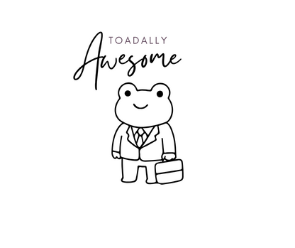 cute frog doodles for printable diy projects and journaling
