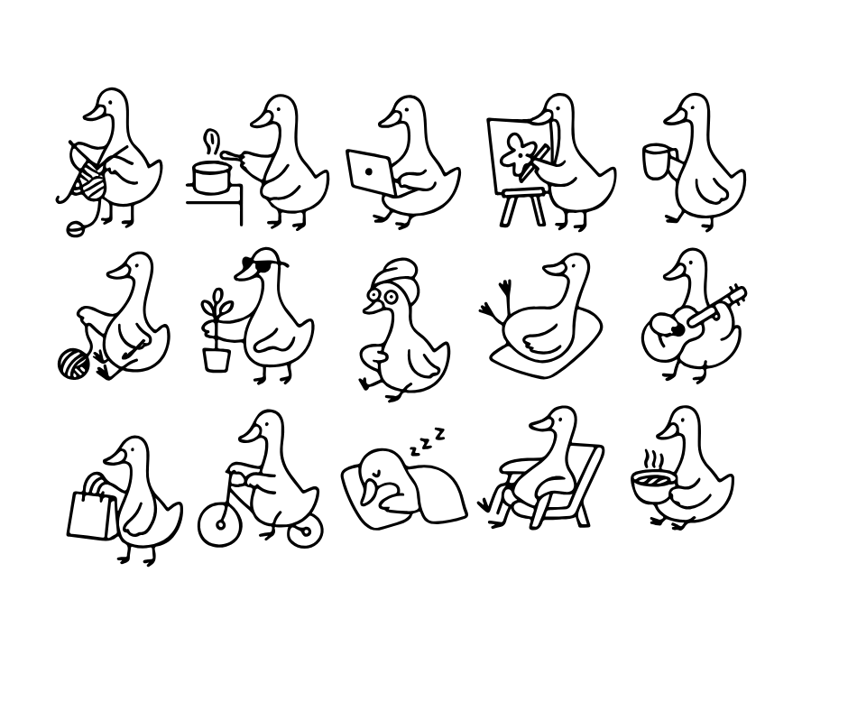 Silly Goose SVG Bundle