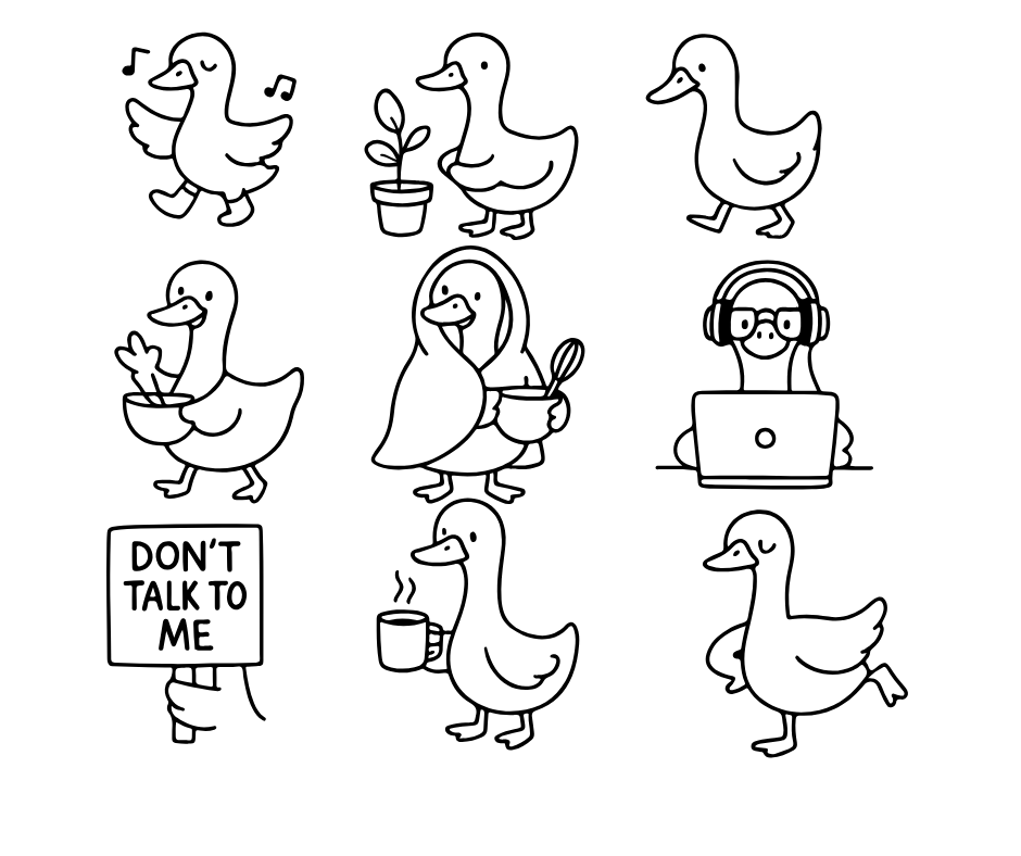 Silly Goose SVG Bundle