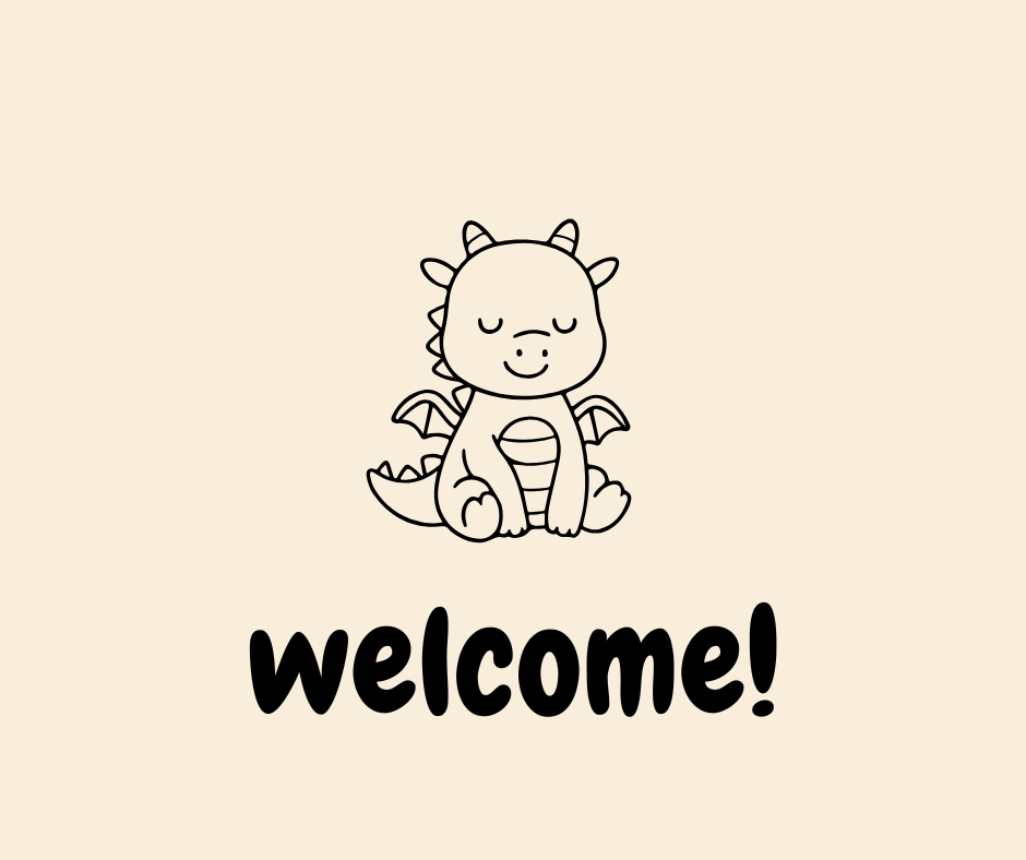 fantasy baby dragon illustration bundle with adorable dragons
