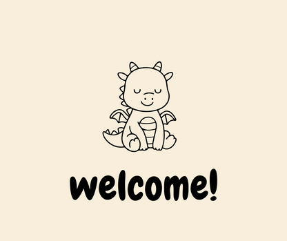 fantasy baby dragon illustration bundle with adorable dragons