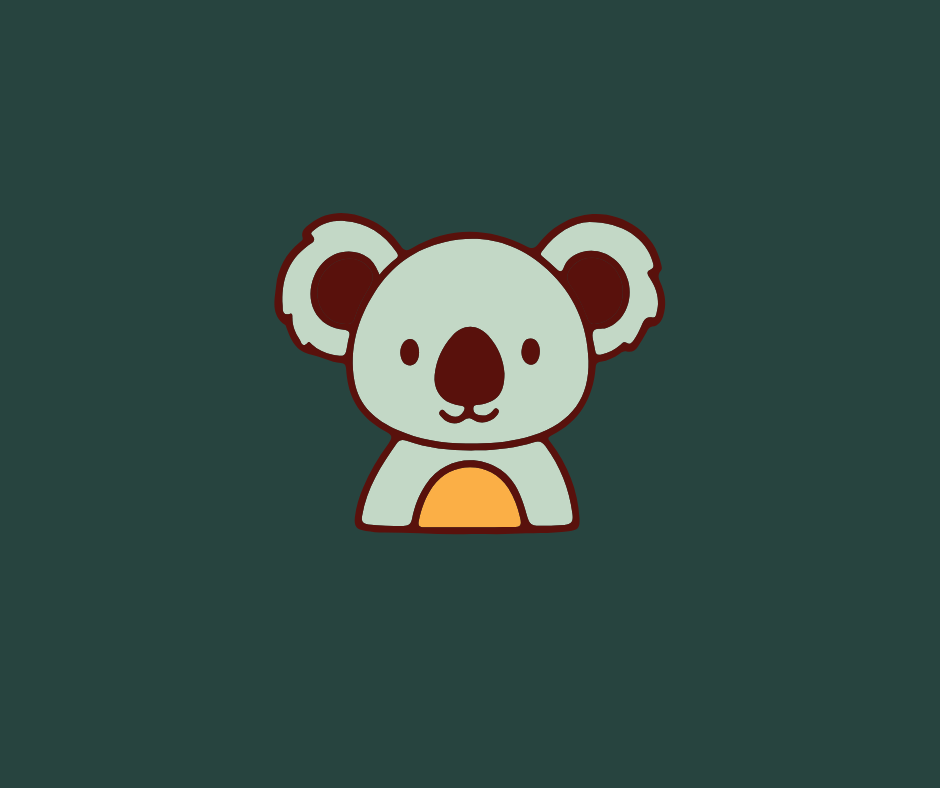 nursery animal illustration bundle in kawaii cartoon style