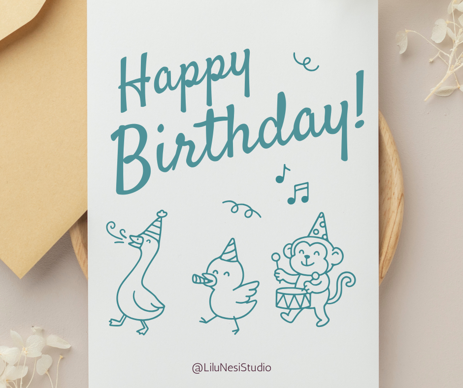 cute birthday svg files for invitations stickers and coloring pages