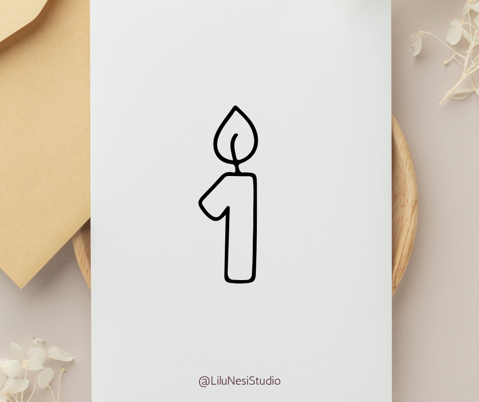 black and white birthday doodles for stickers invitations and decor