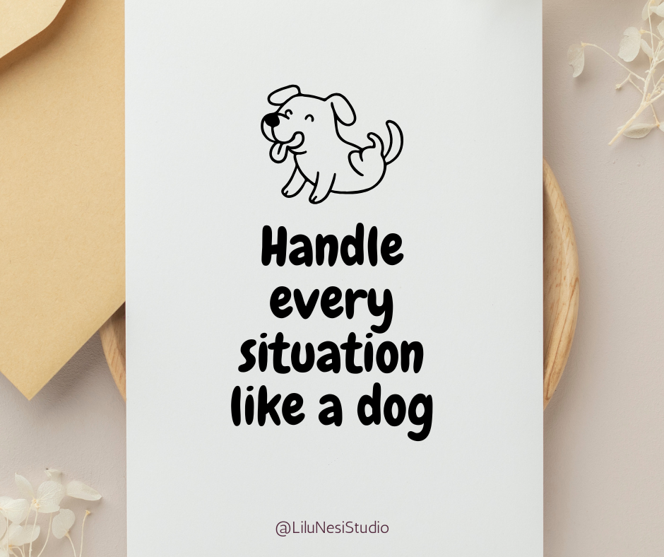 minimalist puppy clipart set for cricut crafts and stickers
