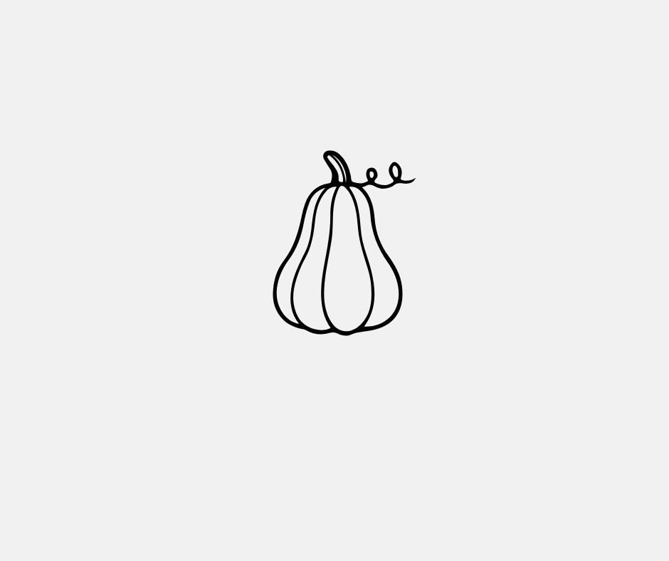 autumn pumpkin illustration bundle with decorative squash designs
